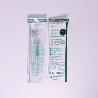 CATéTER INTROCAN SAFETY  18 G X 1 1/4" B.BRAUN