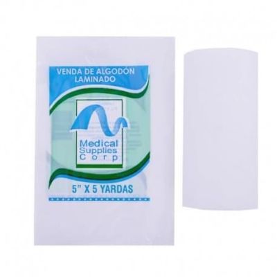 ALGODON LAMINADO 5" X 5 YD MEDICAL SUPPLIES