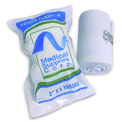 VENDA ELASTICA MEDICAL SUPPLIES 3" X 5 C/BLANCO