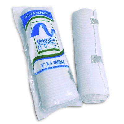 VENDA ELASTICA MEDICAL SUPPLIES 6" X 5 C/BLANCO