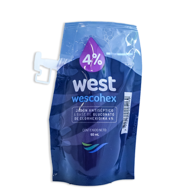 WESCOHEX X 60 ML BOLSA (JABON CON CLORHEXIDINA)