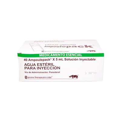 AGUA DESTILADA 5 ML X 40 AMP.ROPSOHN