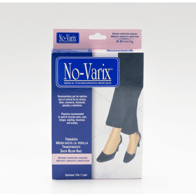 MED RODILLA 15-20 MMHG COMP MED REF.1010-9543 PUNTERA ABIERTA REFUERZO TALON VISON T/M NOVARIX