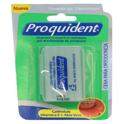 CERA ORTODONCIA MENTA BLISTER PROQUIDENT