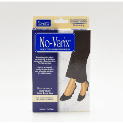 MEDIA NO-VARIX RODILLA FIRME AJUST BEIGE LARGE REF: 1010-8105