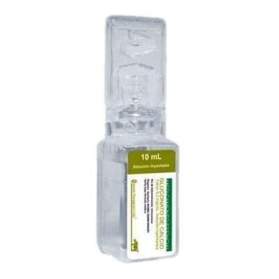 GLUCONATO DE CALCIO 10% X 10ML AMPOULEPACK