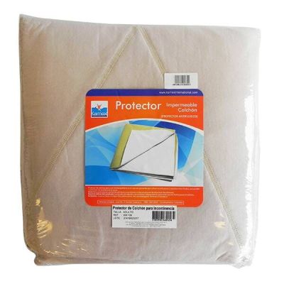 PROTECTOR DE COLCHON PARA INCONTINENCIA IMPERMEABLE ADULTO REF KM139B (90 X 1.40CM)