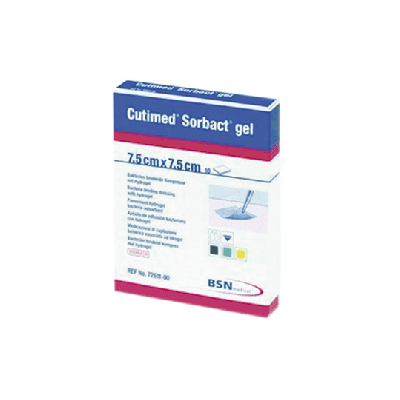 CUTIMED SORBACT GEL 7.5 X 7.5 CM