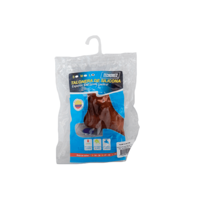 TALONERA DE SILICONA CON ESPOLON CALCANEO CENTRAL TALLA L REF. 867000300043 X PAR KROMIA