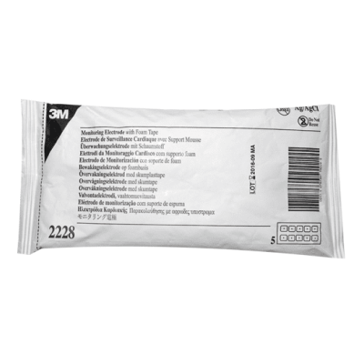ELECTRODO ADULTO CON SOPORTE DE ESPUMA X 50 UND. 2228 3M