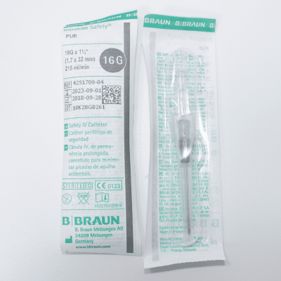CATéTER INTROCAN SAFETY  16 G X 1 1/4" B.BRAUN