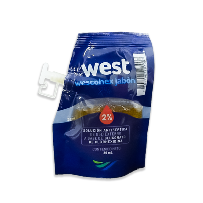 WESCOHEX JABON 2% BOLSA X 30ML