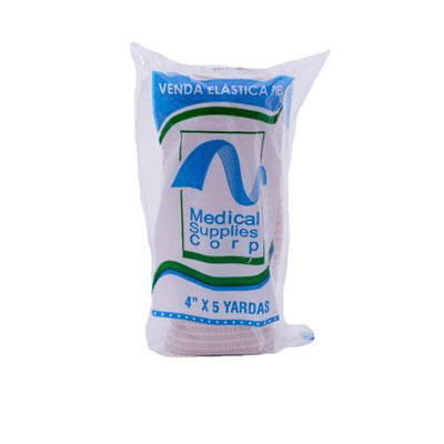 VENDA ELASTICA 4" X 5 C/PIEL MEDICAL SUPPLIES