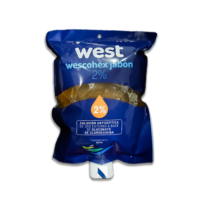 JABóN QUIRúRGICO WESCOHEX JABóN 2% X 850 ML WEST