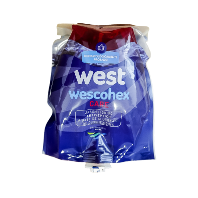 JABóN ANTISéPTICO WESCOHEX CARE X 850 ML WEST