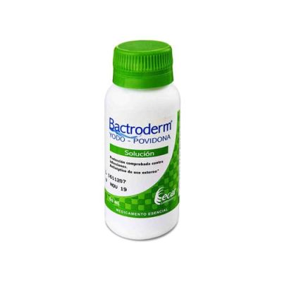 BACTRODERM SOLUCION FRASCO X 60ML ECAR (YODOPOVIDONA)