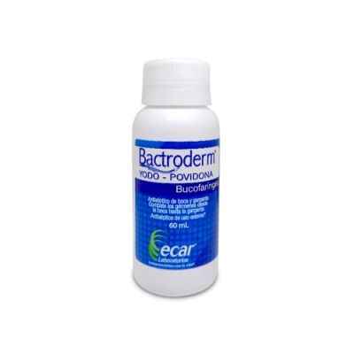 BACTRODERM BUCOFARINGEO FRASCO X 60ML ECAR (YODOPOVIDONA)