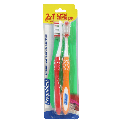 CEPILLO SUAVE ADULTO 420 2X1 - PROQUIDENT