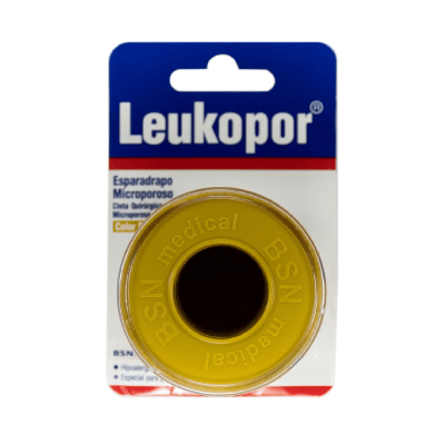 MICROPOROSO LEUKOPOR (ESPARADRAPO) C/PIEL TARJETA 2" X 10 YD REF 7236834