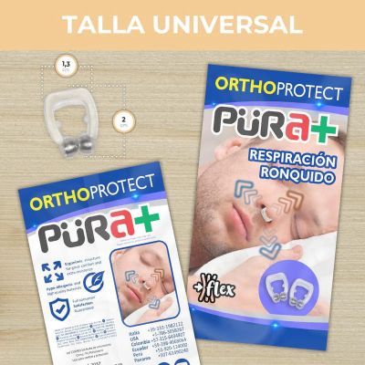 ANTI-RONQUIDO NASAL / RESPIRACIÓN PURA+ X PAR PURA+ REF 2037