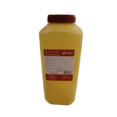 RECOLECTOR DE ORINA 24 HORAS 3000 CC (COLOR BLANCO) ALLMED