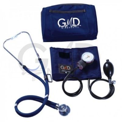 KIT COLORS TENSIOM. + FONENDO. DOBLE CAMPANA RAPPAPORT ESTUCHE AZUL PROFUNDO REF. GMD50-RP-T13