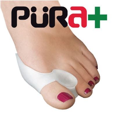PURA+ SEPARADOR-PROTECTOR DE JUANETE SILICON GEL TALLA UNICA COLOR BLANCO REF. 0941 X PAR