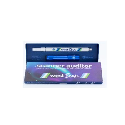KIT PORTATIL PARA AUDITAR EL PROCESO DE LIMPIEZA (MARCADOR+LINTERNA) WEST SCAN X UNIDAD