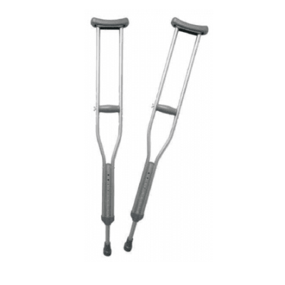 MULETA CONVENCIONAL EN ALUMINIO KONFORT BASIC COLOR GRIS TALLA S (PAR) REF. KB311S-AL19