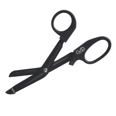 TIJERAS CORTATODO PREMIUM DE 5 1/2'' ACERO INOXIDABLE COLOR NEGRO REF. GMD-180P-20