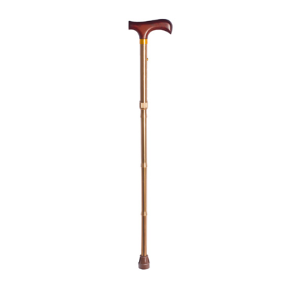 BASTON PLEGABLE 1 APOYO KONFORT PLUS EN ALUMINIO CON EMPUÑADURA EN T COLOR BRONCE REF. KP4-76085-28