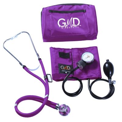 KIT COLORS TENSIOM. + FONENDO. DOBLE CAMPANA RAPPAPORT ESTUCHE COLOR PURPURA REF. GMD50-RP-ST15