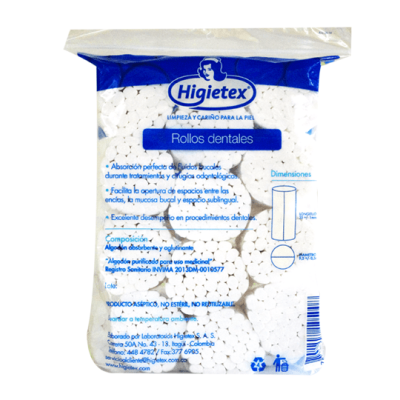 ALGODóN DENTAL 1000 HIGIETEX