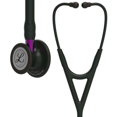 FONENDO 3M LITTMANN CARDIOLOGY IV 6203 - TUBO NEGRO, CAMPANA NEGRA, VASTAGO VIOLETA