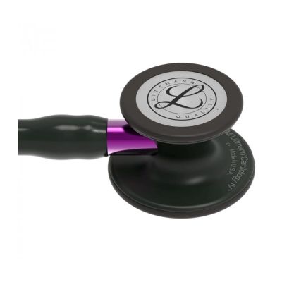 FONENDO 3M LITTMANN CARDIOLOGY IV 6203 - TUBO NEGRO, CAMPANA NEGRA, VASTAGO VIOLETA