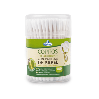 COPITO PALILLO DE PAPEL HIGIETEX ESTUCHE X 100 UND