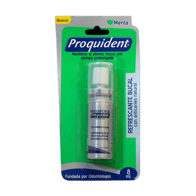 REFRESCANTE BUCAL FCO X 8ML SABOR MENTA - PROQUIDENT