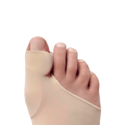 SEPARADOR PROTECTOR DEDO TEXTIL BEIGE TALLA UNICA REF.6097 X PAR