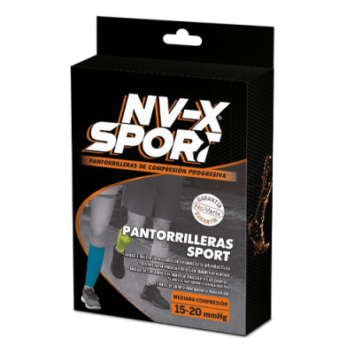 PANTORRILLERA DEPORTIVA UNISEX 15-20 MMHG SPORT ACID FUCSIA TALLA S REF.10104372 - NOVARIX