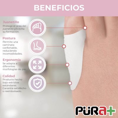 PROTECTOR JUANETES MEÑIQUE GEL X PAR PURA+
