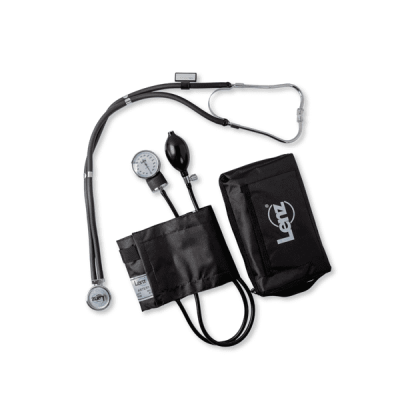 KIT DE TENSIOMETRO + FONENDOSCOPIO (NEGRO)  REFERENCIA GZ50 - LENZ