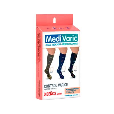 MEDIA DE COMPRESION CALCETIN DISEÑOS CARROS T-M NEGRO REF.3723P0260 - MEDIVARIC