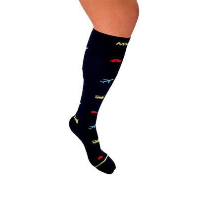 MEDIA DE COMPRESION CALCETIN DISEÑOS CARROS T-M NEGRO REF.3723P0260 - MEDIVARIC