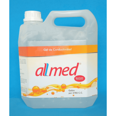 GEL DE CONDUCTIVIDAD ULTRASONIDO TRANSPARENTE X 3785 CC (JALEA) - ALLMED