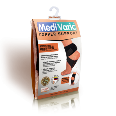 SOPORTE PARA FASCITIS PLANTAR EN HILADO DE COBRE REF. O74AP0004 - MEDIVARIC