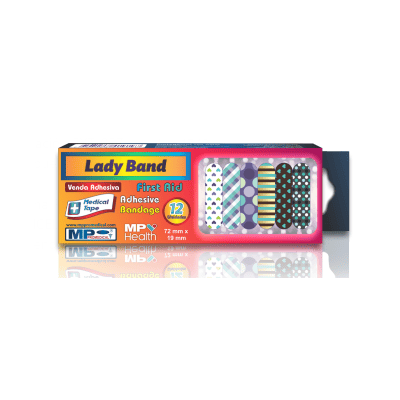 CURAS ADHESIVAS LADY BAND CJA X 12 UND - MEDICAL TAPE