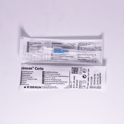 CATéTER INTROCAN CERTO 22 G X 1" B.BRAUN
