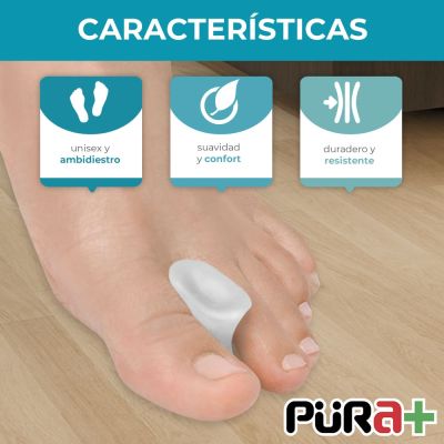 SEPARADORES DEDOS GRANDE GEL X PAR PURA+