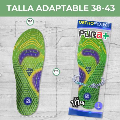 PLANTILLA SPORT HYDROTECH TALLA UNICA PAR REF.4970 - PURA+