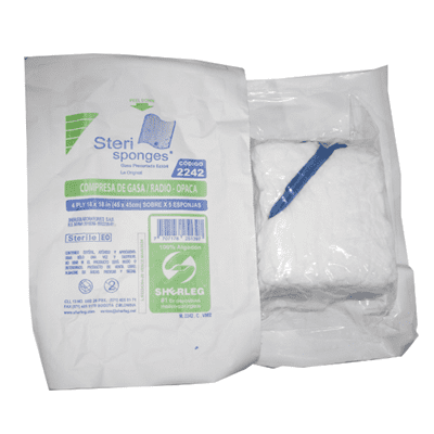 COMPRESA STERIL 2242 45 X 45 CM X 5 UND SHERLEG
